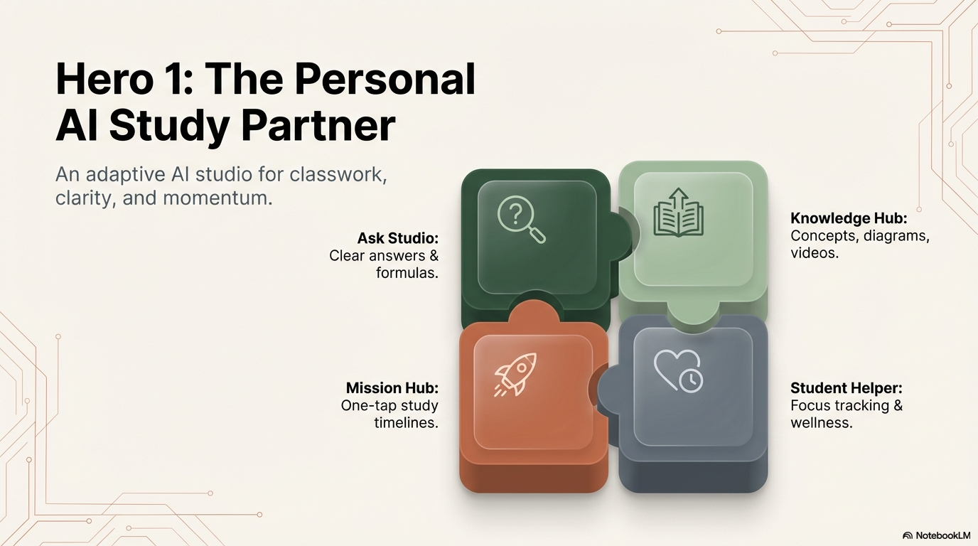 Ask Studio and Knowledge Hub with Sun Boost and deep-dive resources